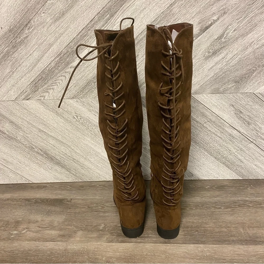 French Connection | Jasper Over The Knee Boots Brown Size 6